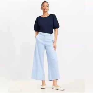 LOFT Light Blue Cropped Pants